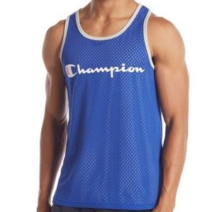 Champion surf the web reversible tank blue size XL